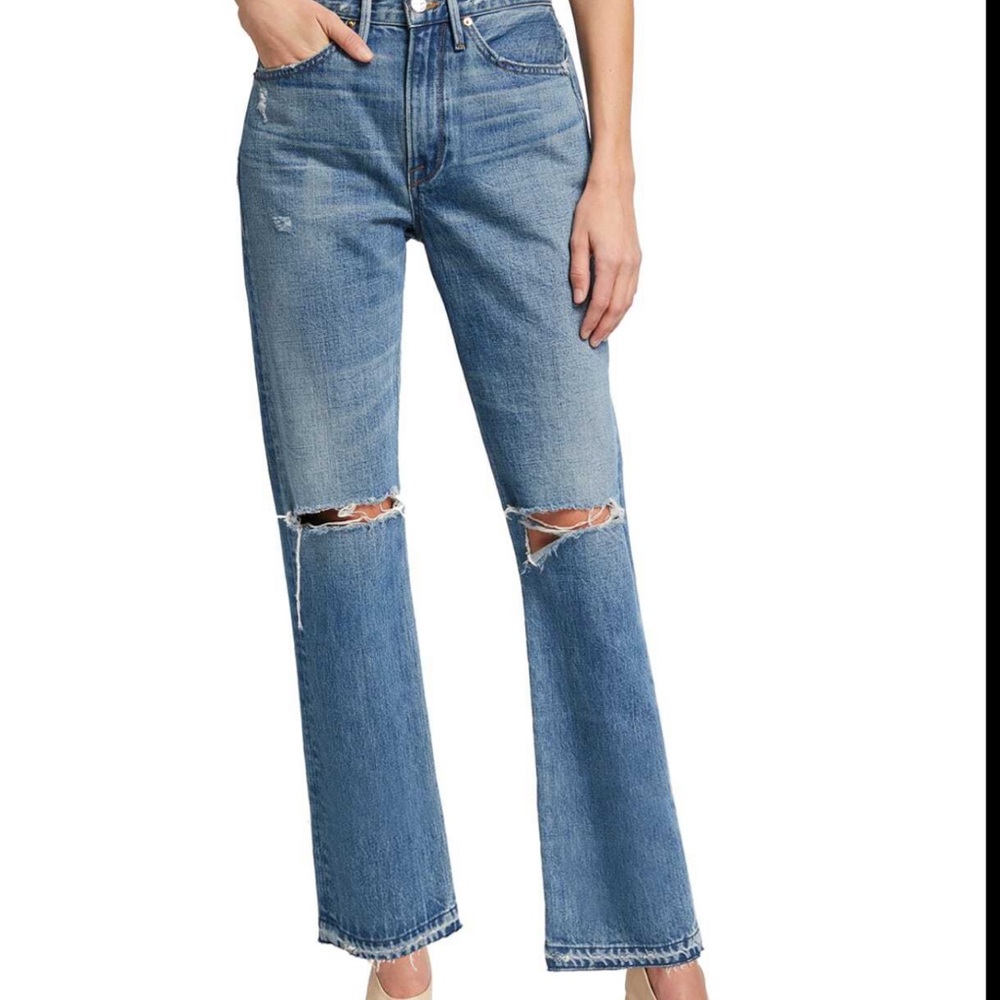 Frame Straight Leg High Rise Heritage Piper Jeans NWT